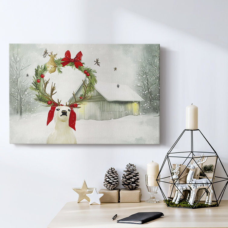 The Holiday Aisle® Christmas Holiday Arts Gallery Wrapped Canvas